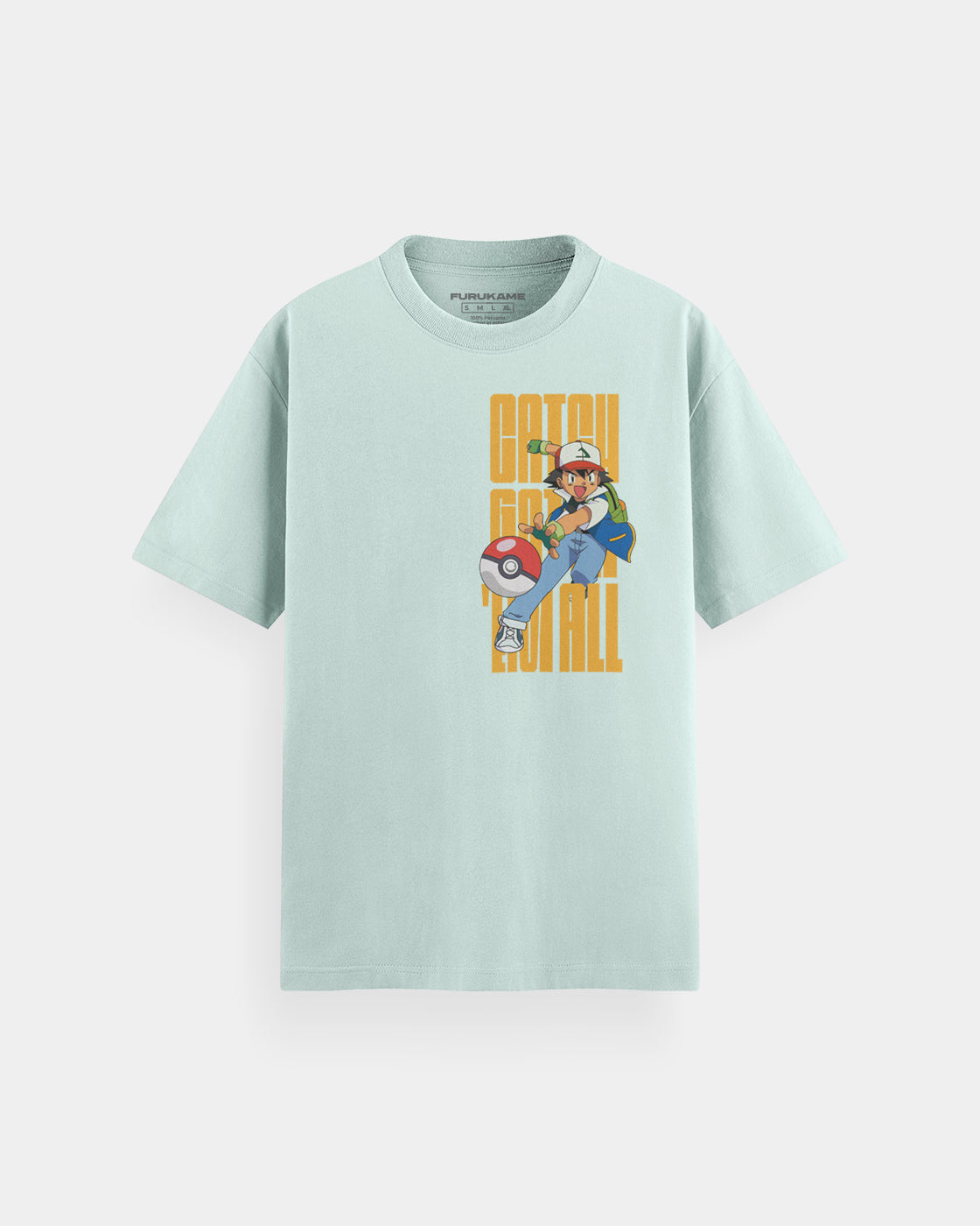 Ash Gotta catch 'em all Polo