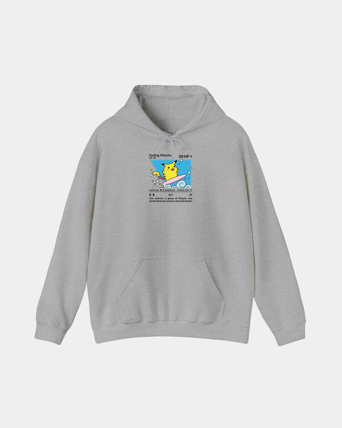 Surfing Pikachu Card Polera