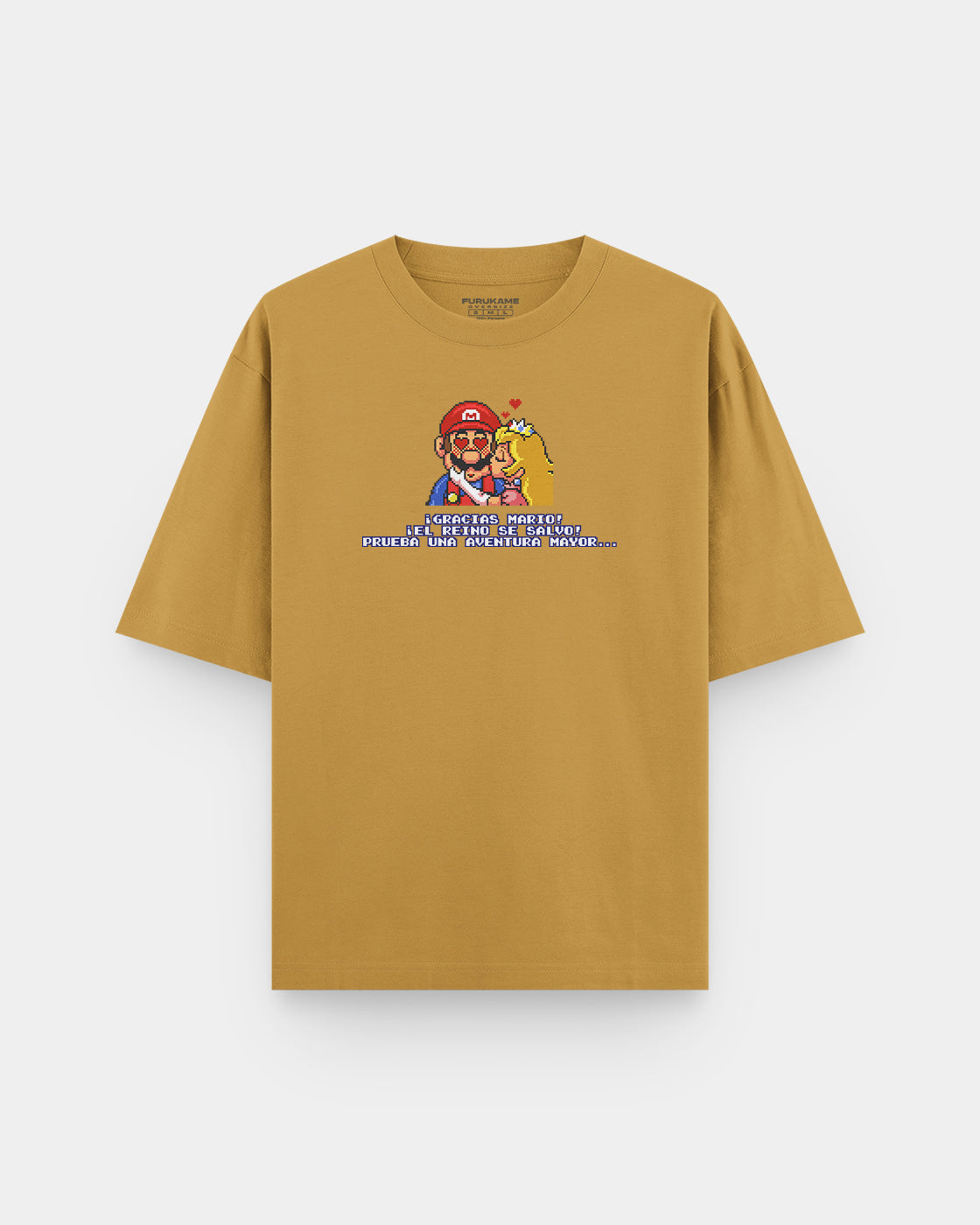 Super Mario y Peaches in Love Oversize
