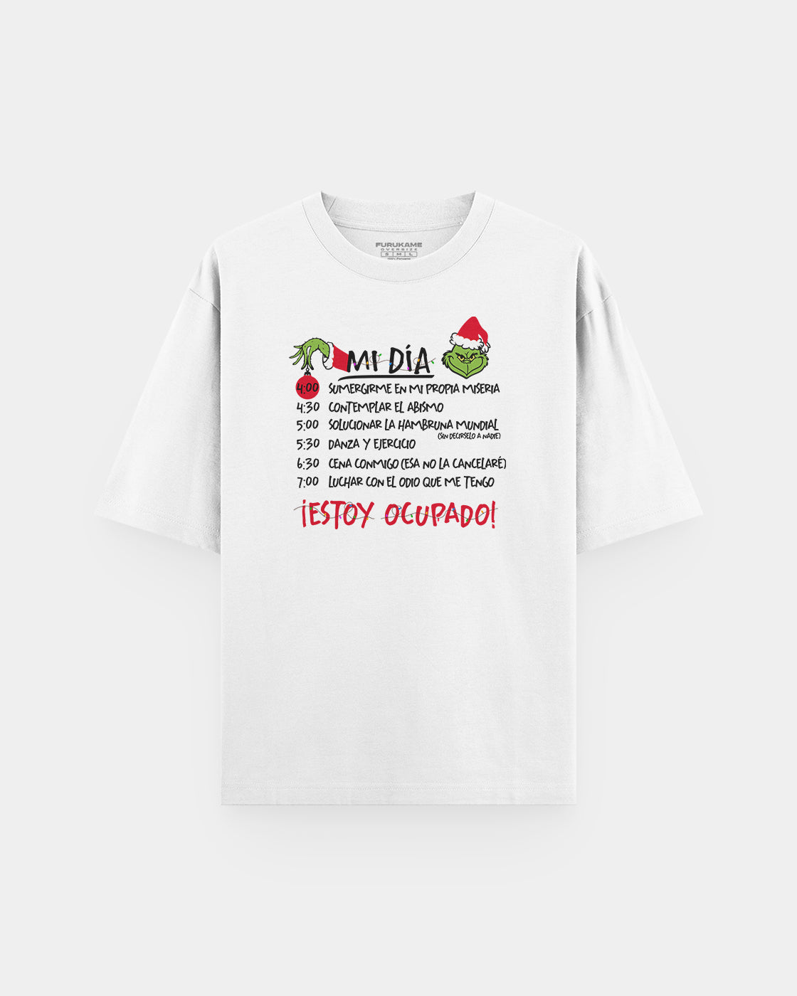 Día del Grinch Navidad Oversize