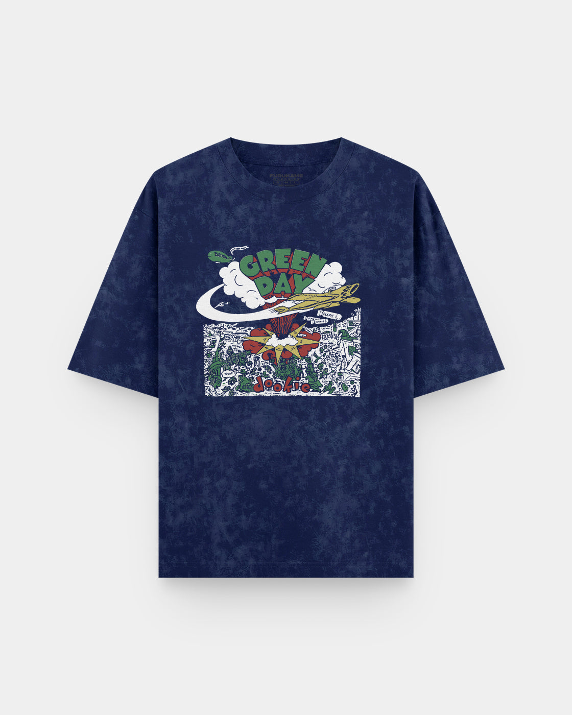 Green Day Dookie Acid Wash