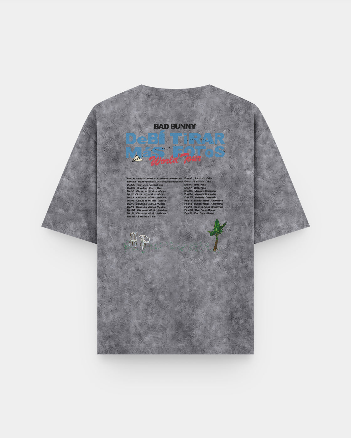 Bad Bunny DtMF World Tour 2026 Acid Wash