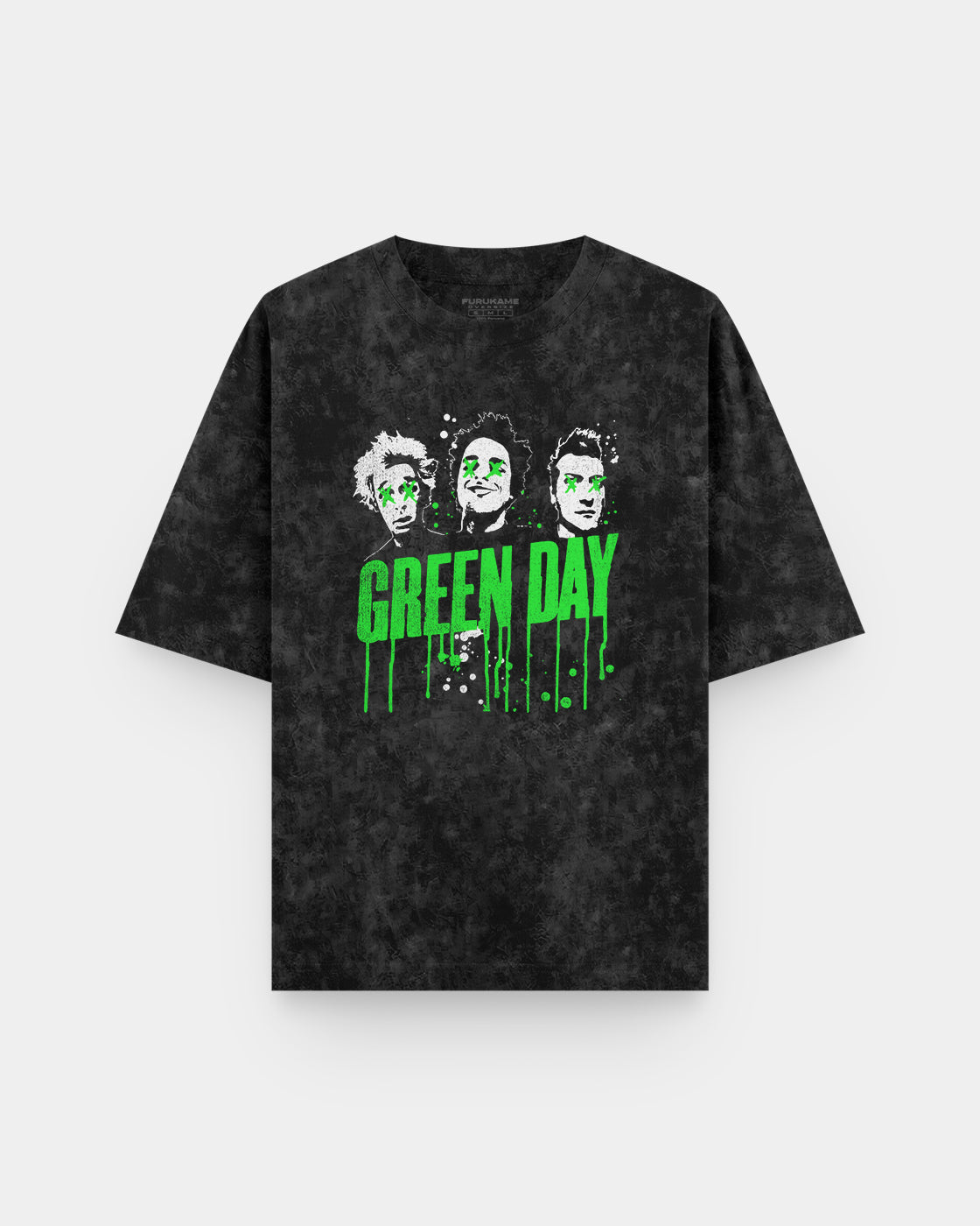 Green Day Heads Acid Wash