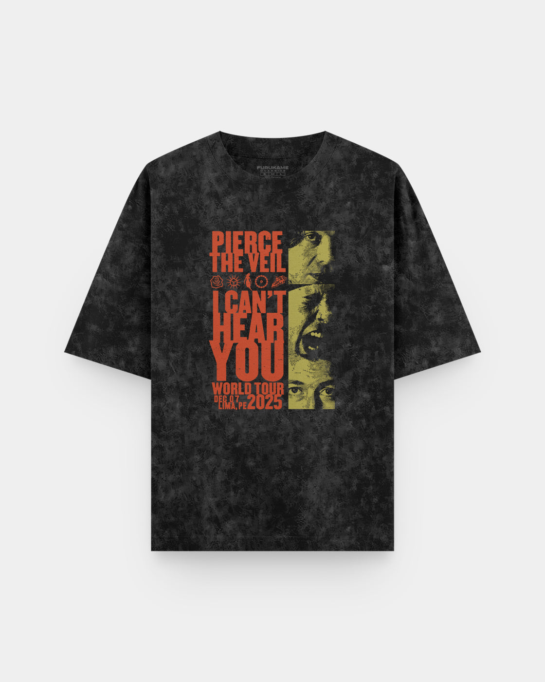 Pierce The Veil Perú 2025 Acid Wash