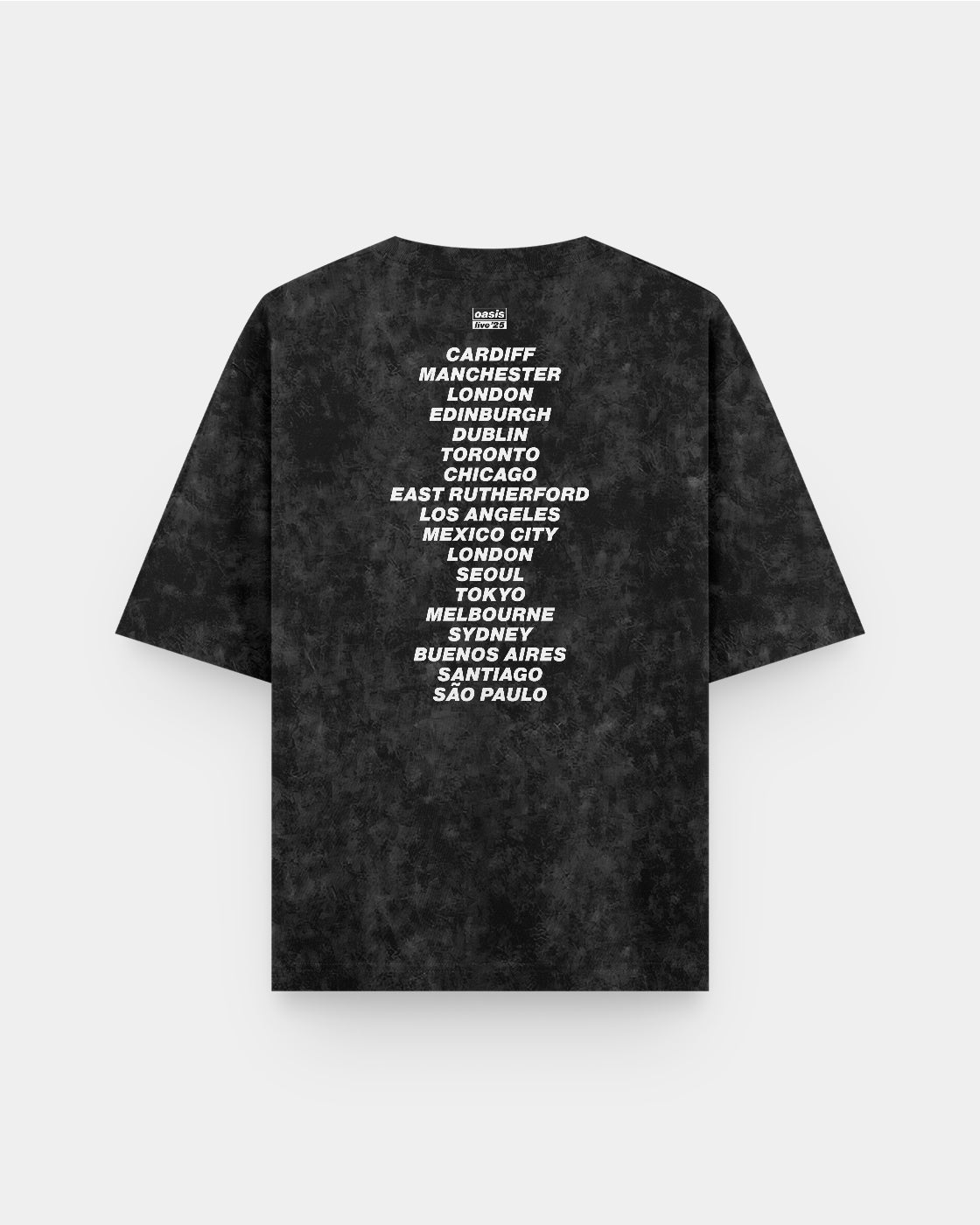 Oasis Tour 2025 Acid Wash
