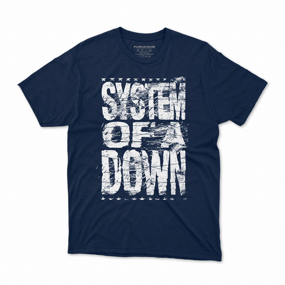 SOAD Distressed Polo