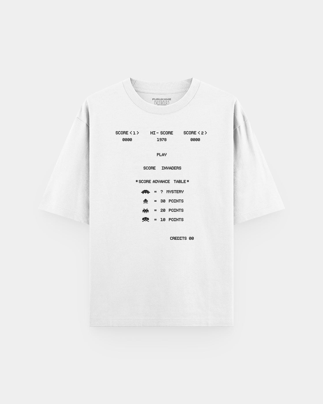 Space Invaders Menu Oversize