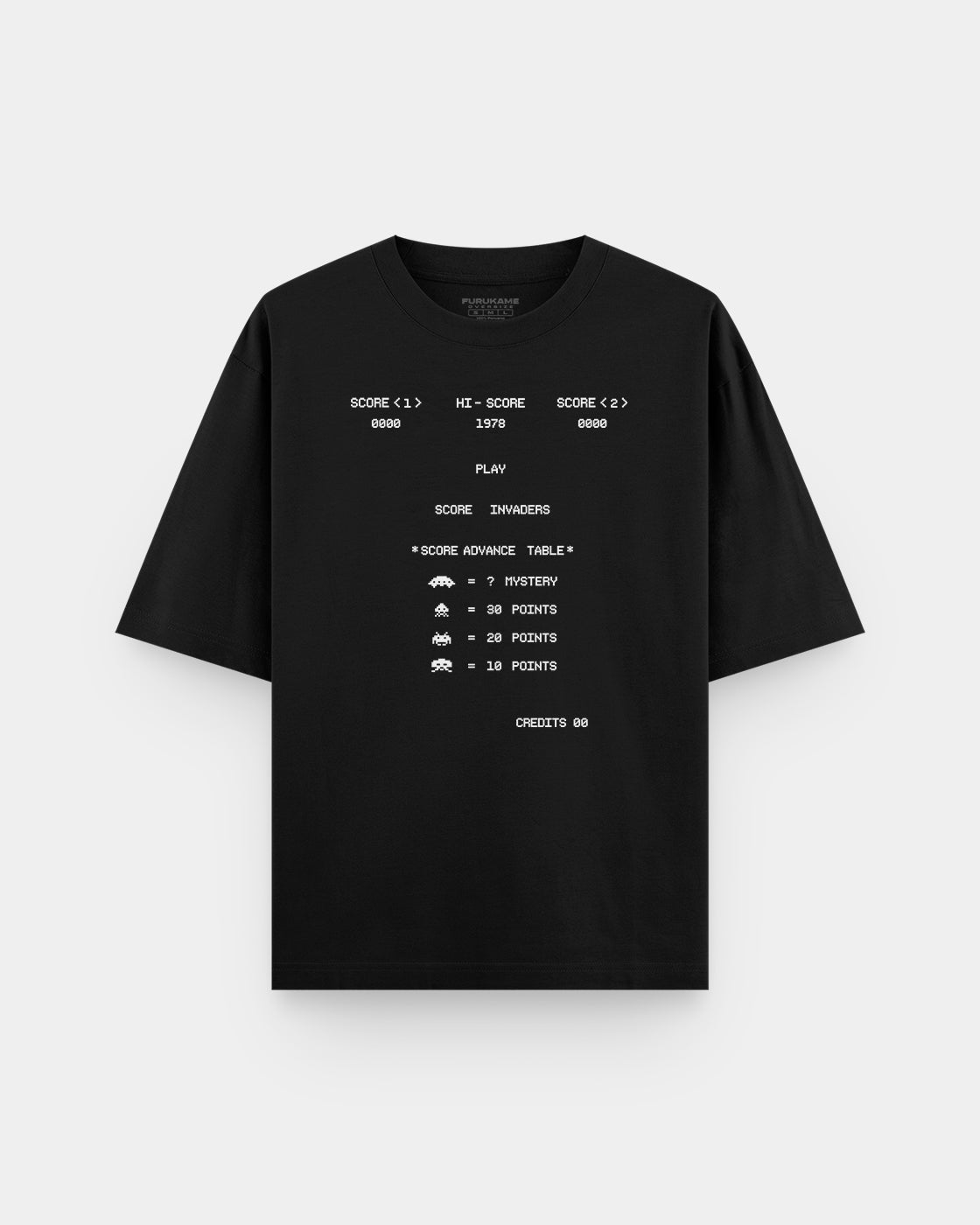 Space Invaders Menu Oversize