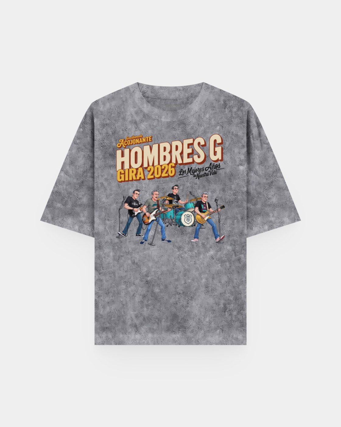 Hombres G Tour 2026 Acid Wash