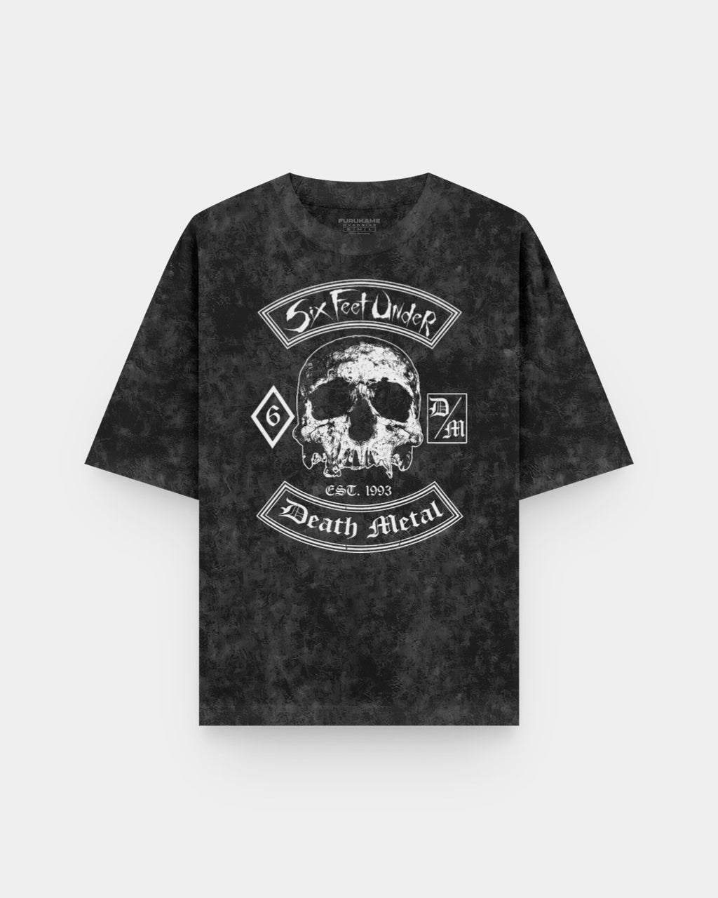 Six Feet Under Death Metal Acid Wash