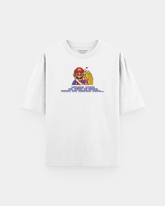 Super Mario y Peaches in Love Oversize