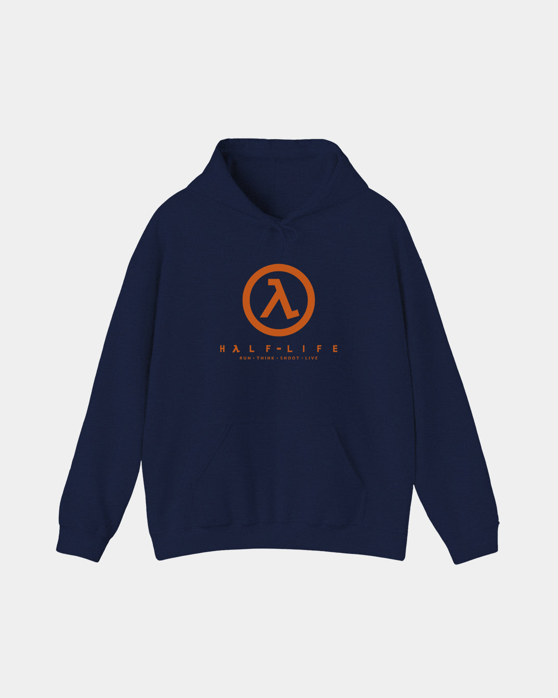 Run Think Shoot Live Half Life Polera