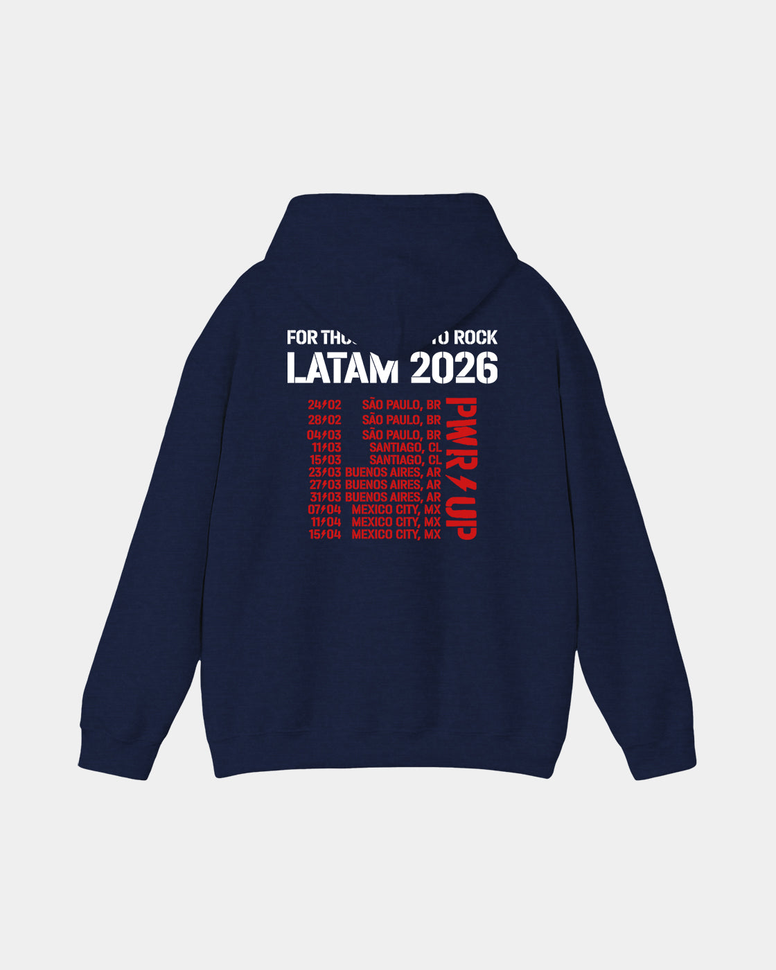 AC/DC PWR⚡UP Tour 2026 Polera