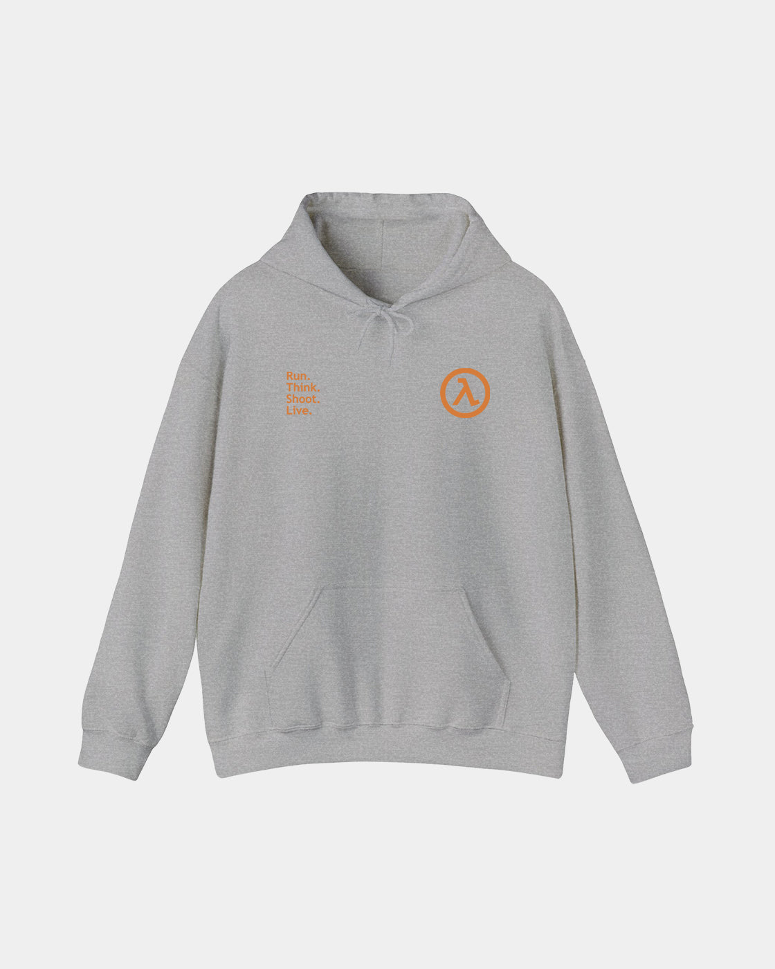 Half Life Run Think Shoot Live Polera