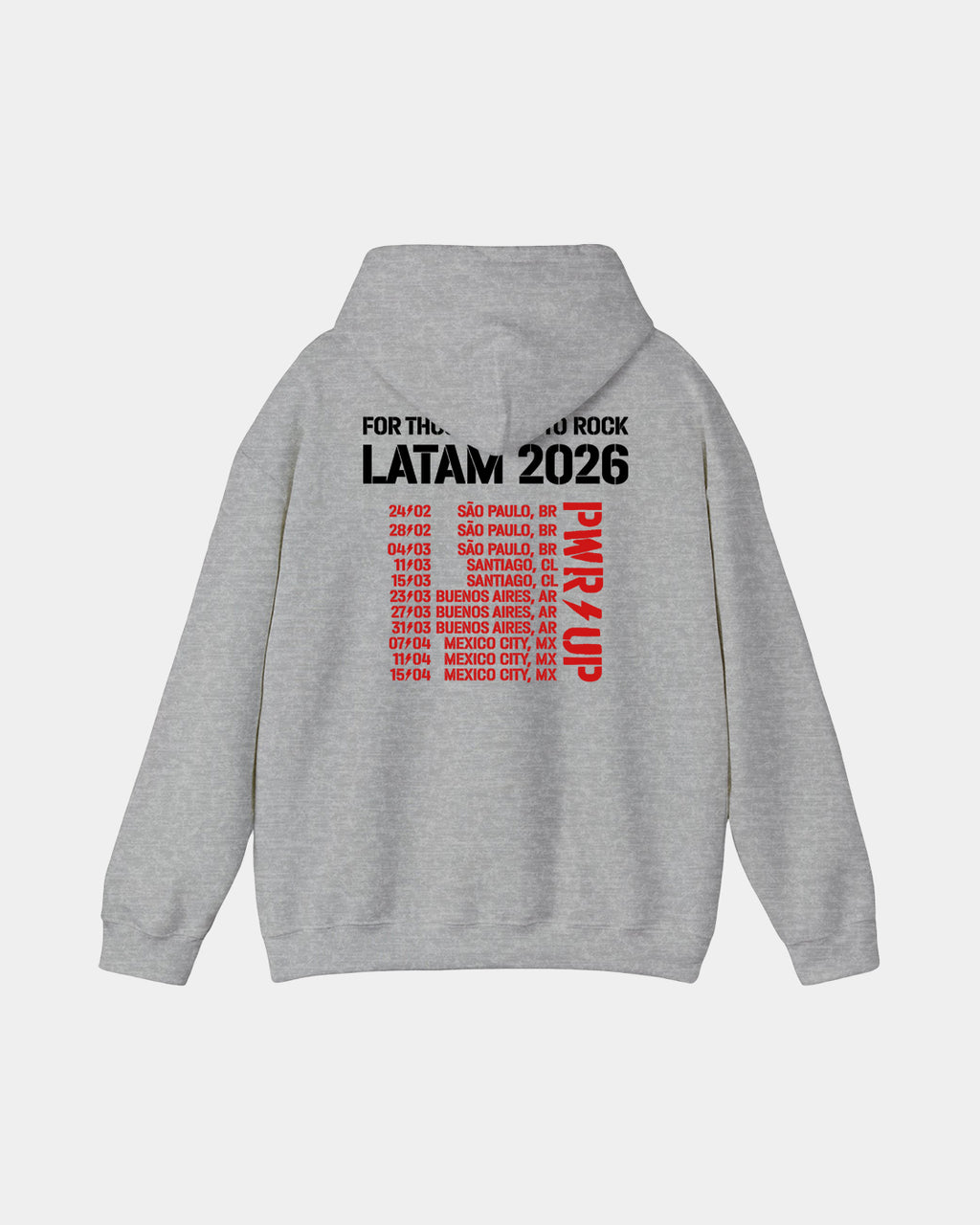 AC/DC PWR⚡UP Tour 2026 Polera