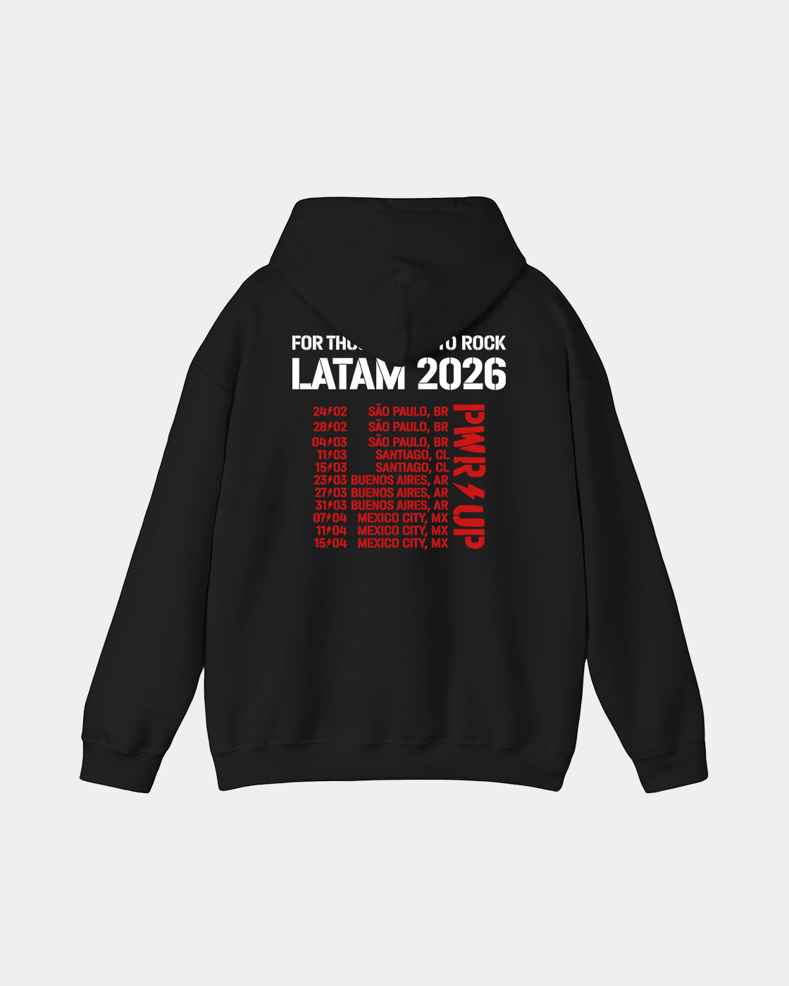 AC/DC PWR⚡UP Tour 2026 Polera