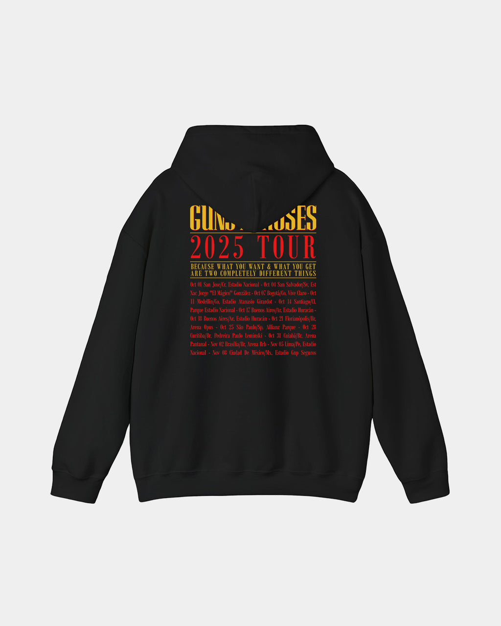 Guns N' Roses Concierto Polera