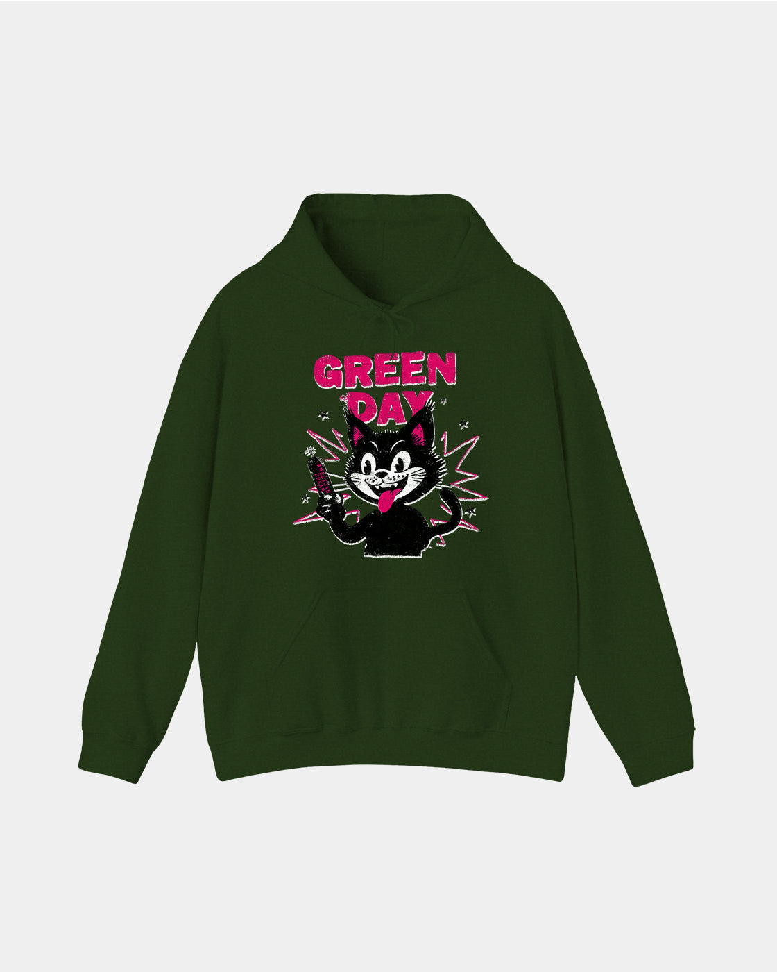 Green Day Cat Polera