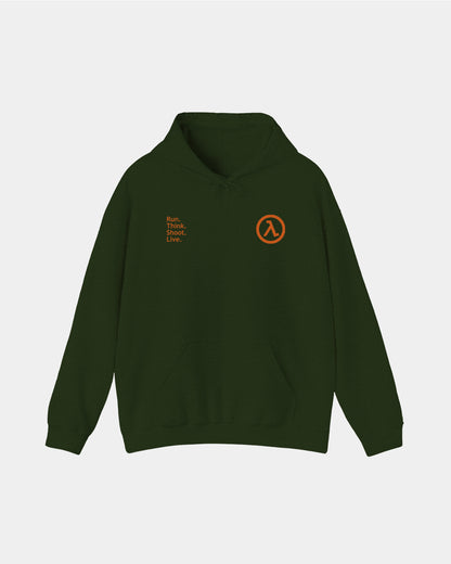 Half Life Run Think Shoot Live Polera