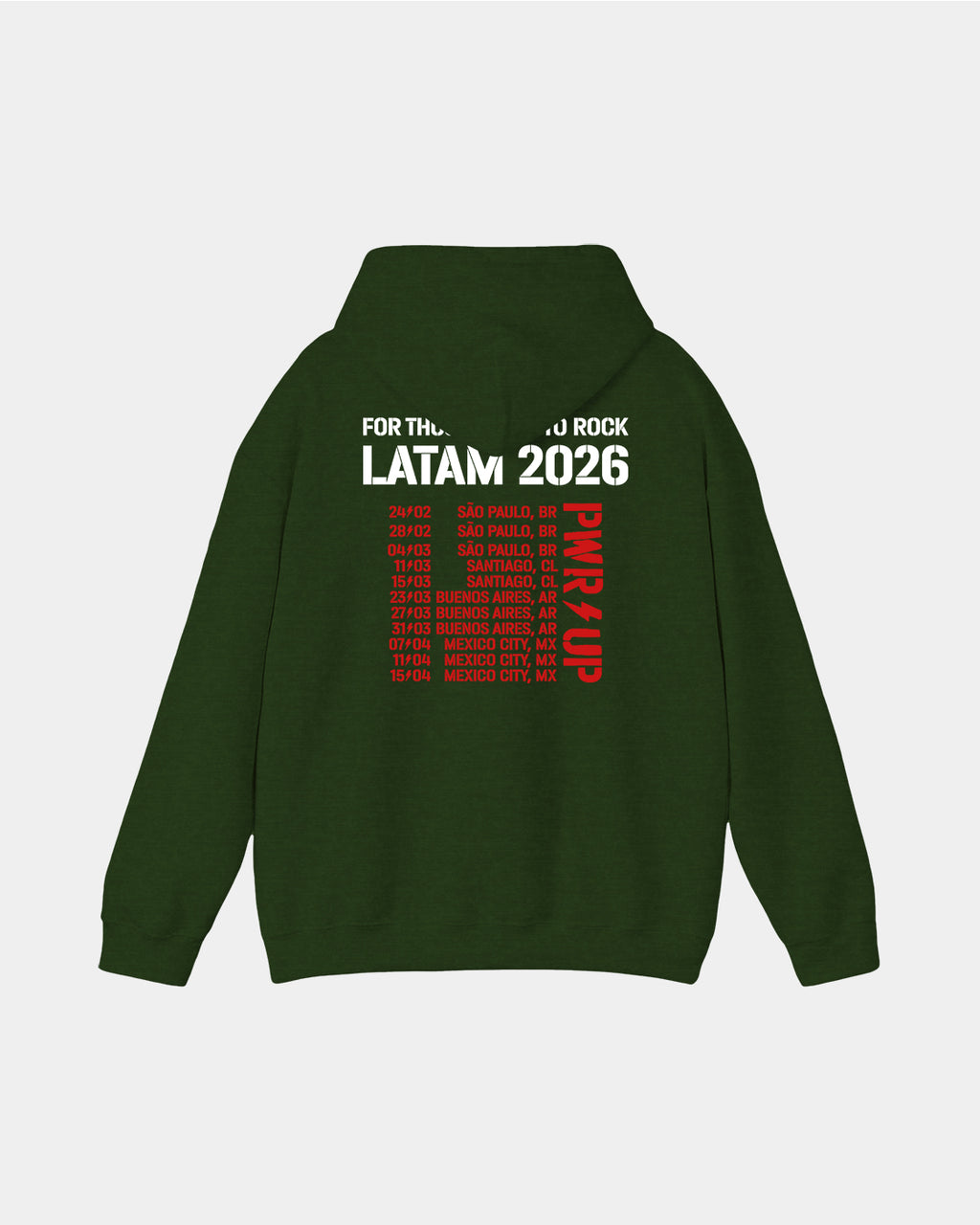 AC/DC PWR⚡UP Tour 2026 Polera