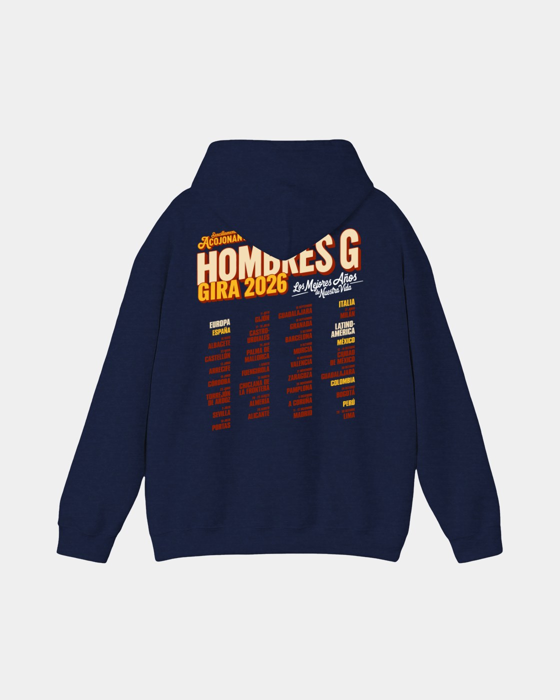 Hombres G Tour 2026 Polera