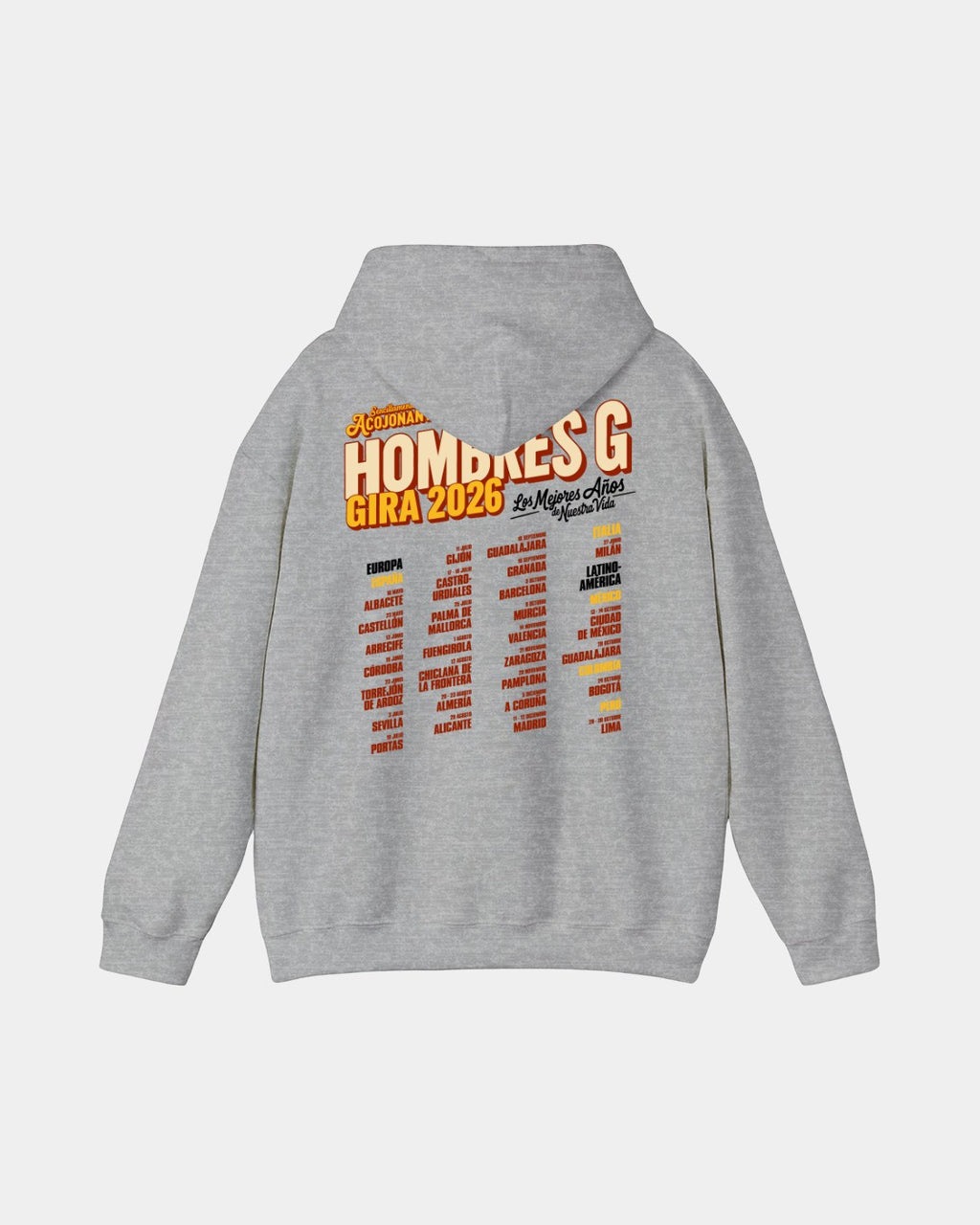 Hombres G Tour 2026 Polera