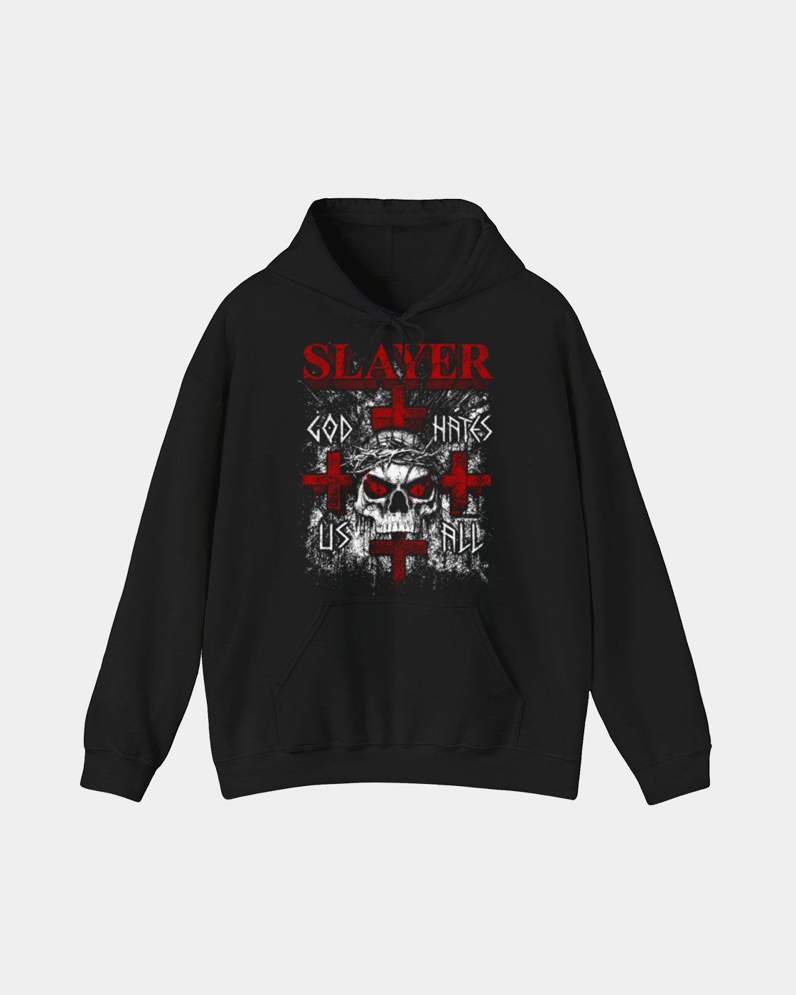 Slayer Cross And Skull Polera