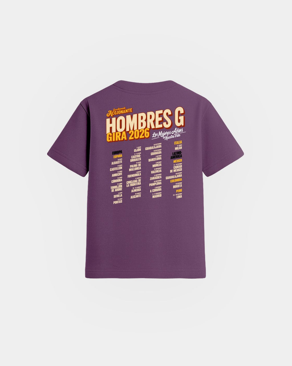 Hombres G Tour 2026 Kids