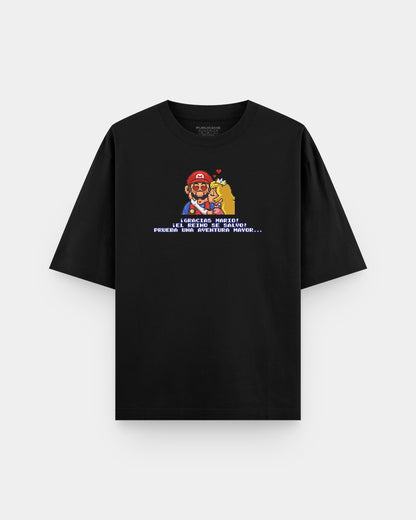 Super Mario y Peaches in Love Oversize