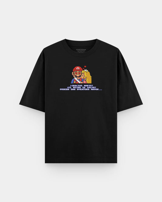 Super Mario y Peaches in Love Oversize