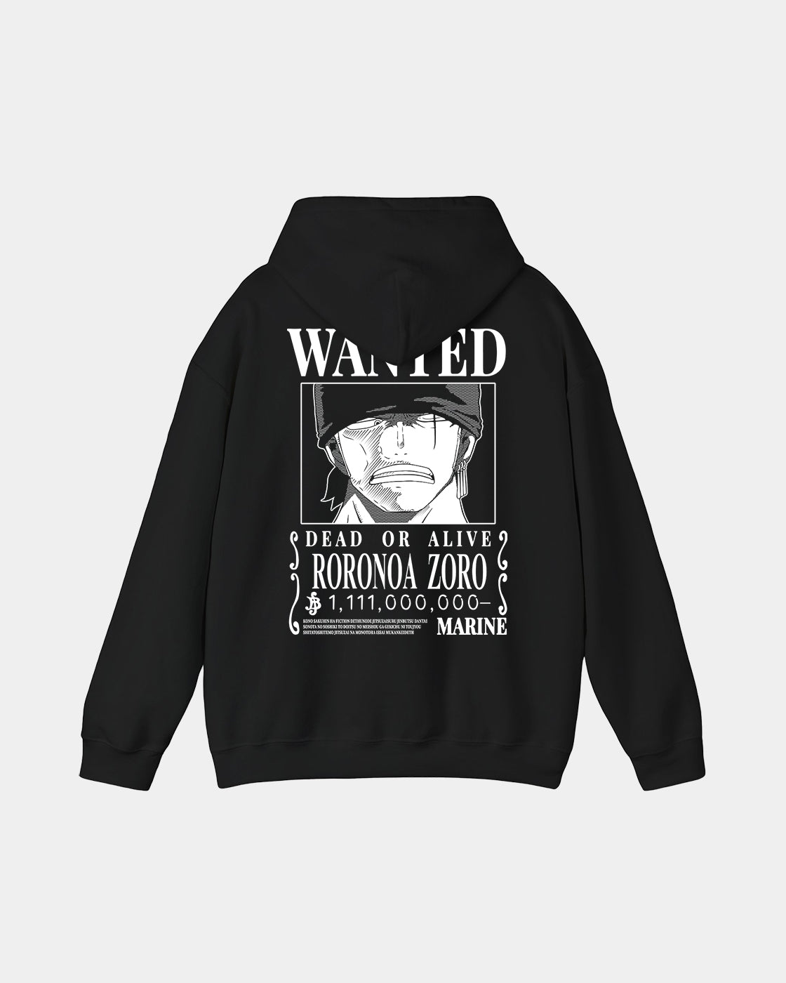 Roronoa Zoro Wanted Polera