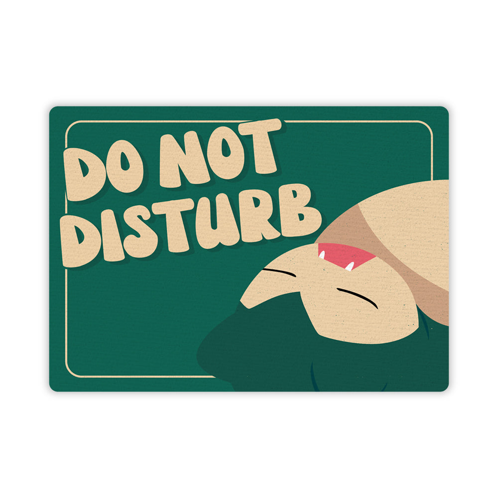 Snorlax Do Not Disturb Mousepad