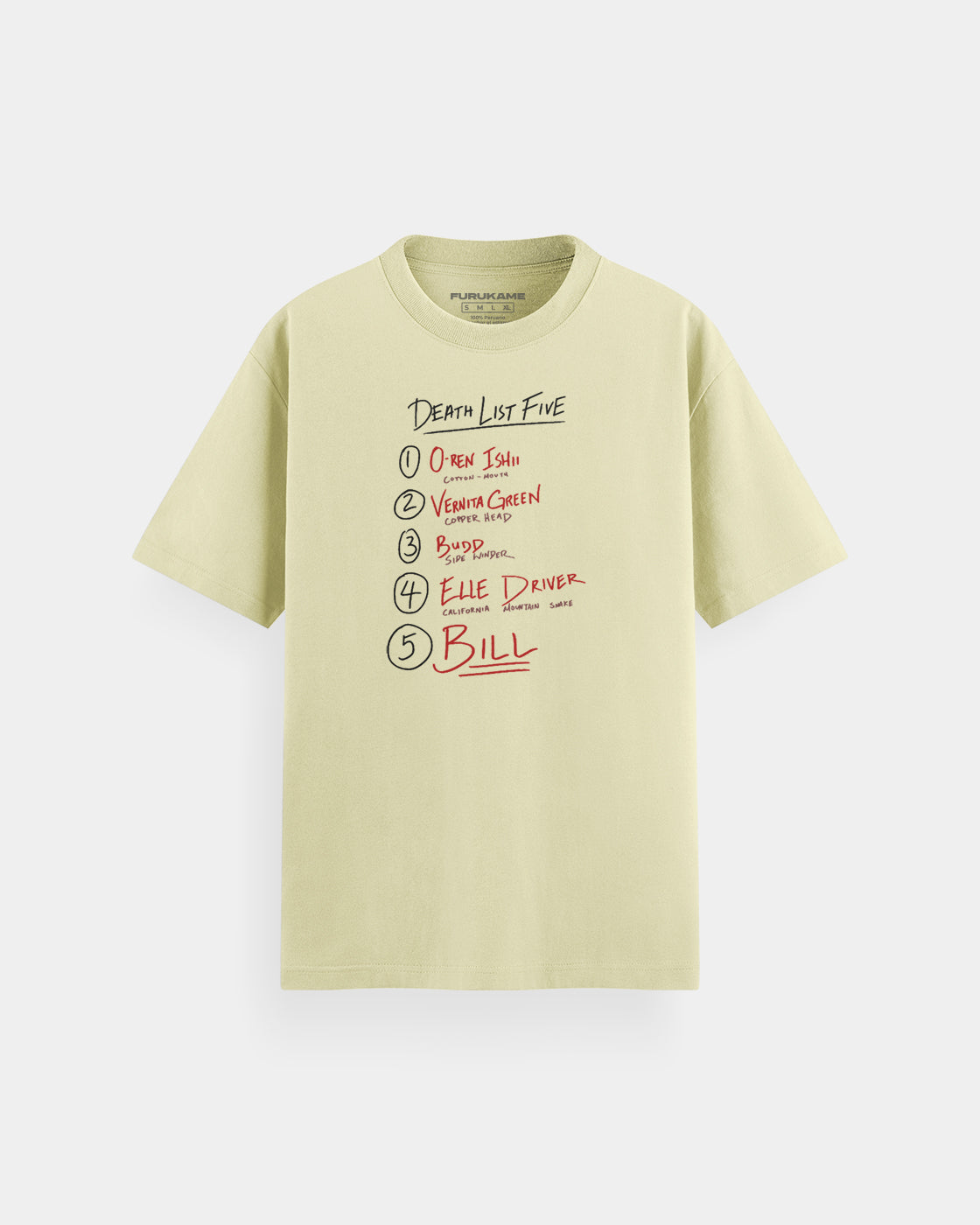 Kill Bill Dead List Five