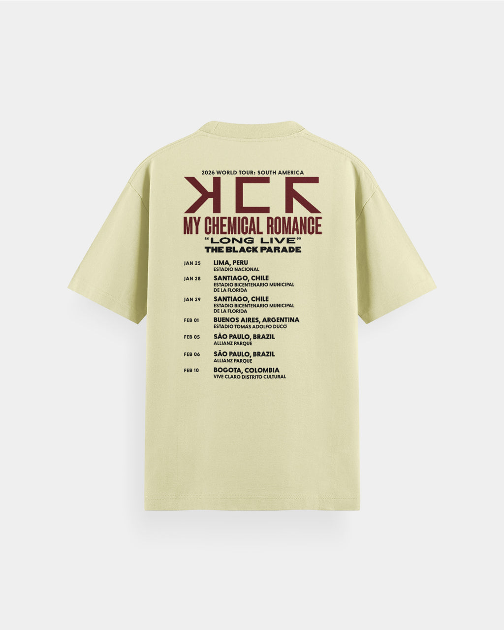 My Chemical Romance Tour 2026 v.2