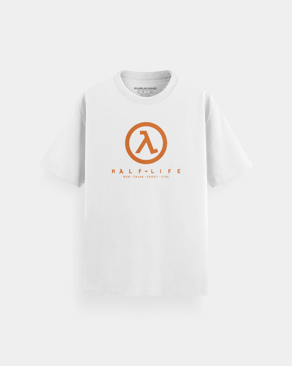 Run Think Shoot Live Half Life Polo