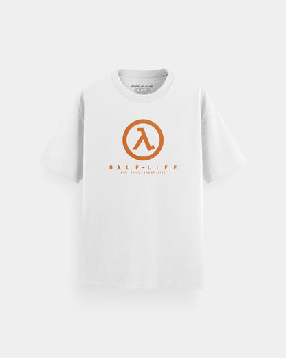 Run Think Shoot Live Half Life Polo