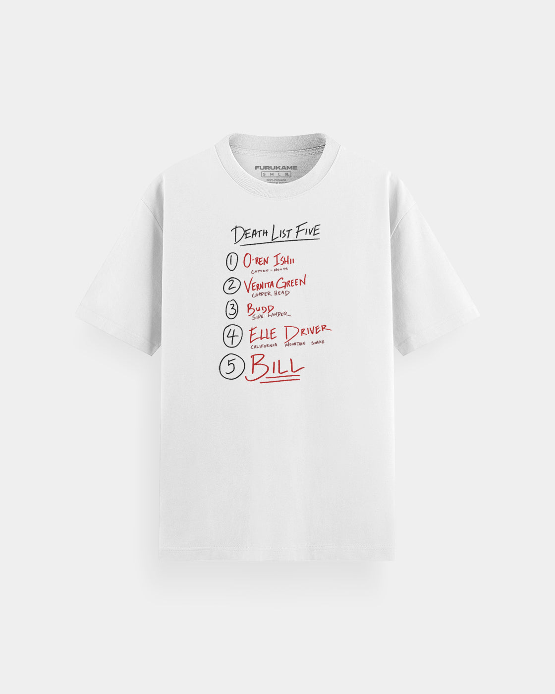 Kill Bill Dead List Five