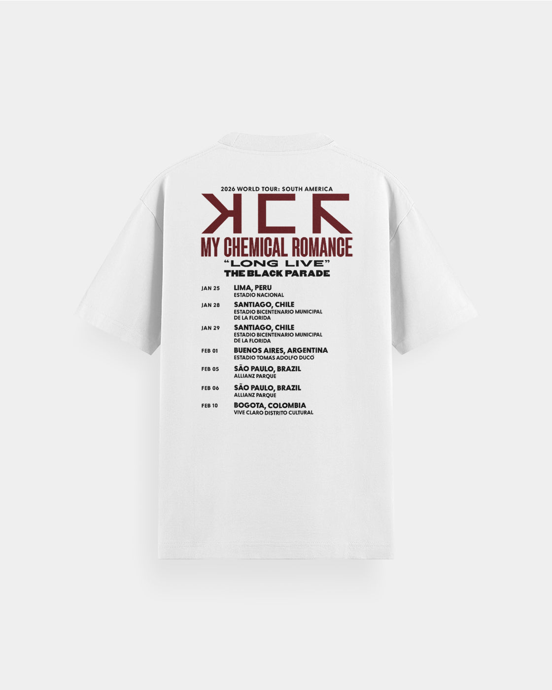 My Chemical Romance Tour 2026 v.2