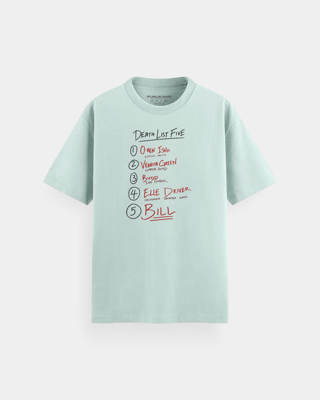 Kill Bill Dead List Five