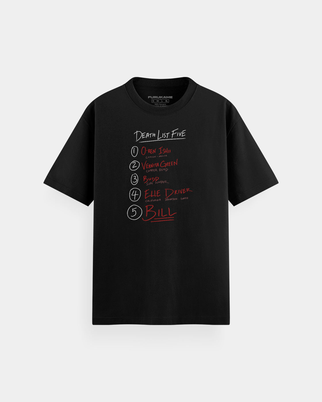 Kill Bill Dead List Five