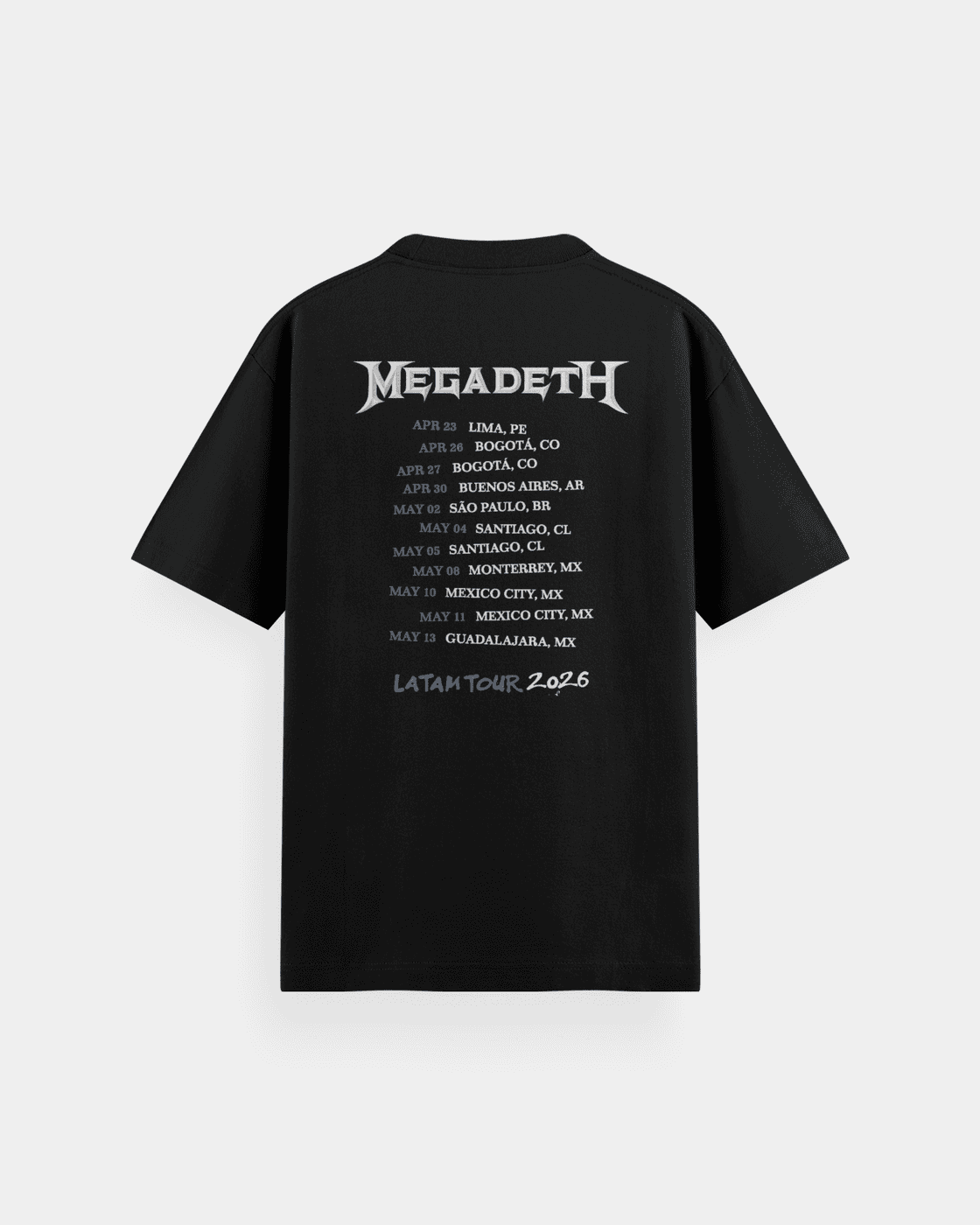 Megadeth Latam Tour 2026