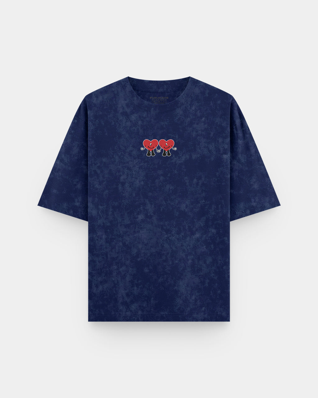 Corazones Bad Bunny Acid Wash