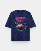 Green Day Cat Acid Wash