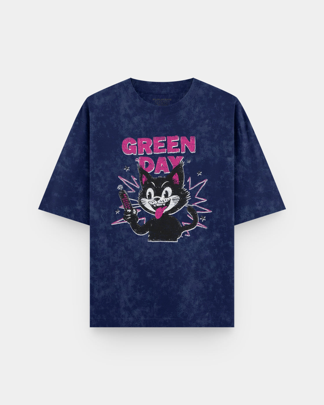 Green Day Cat Acid Wash