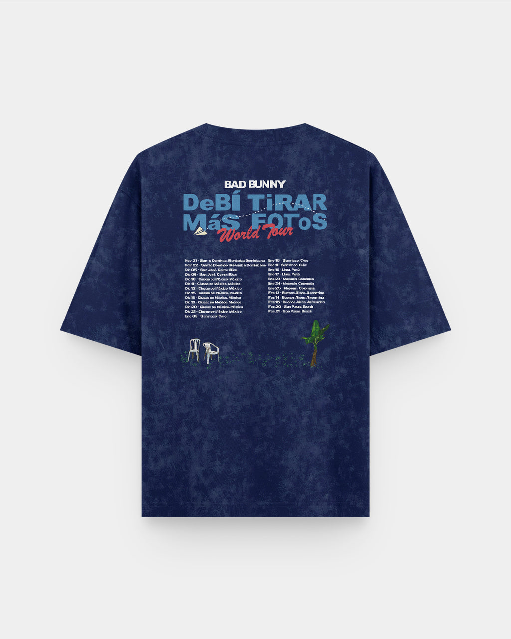 Bad Bunny DtMF World Tour 2026 Acid Wash