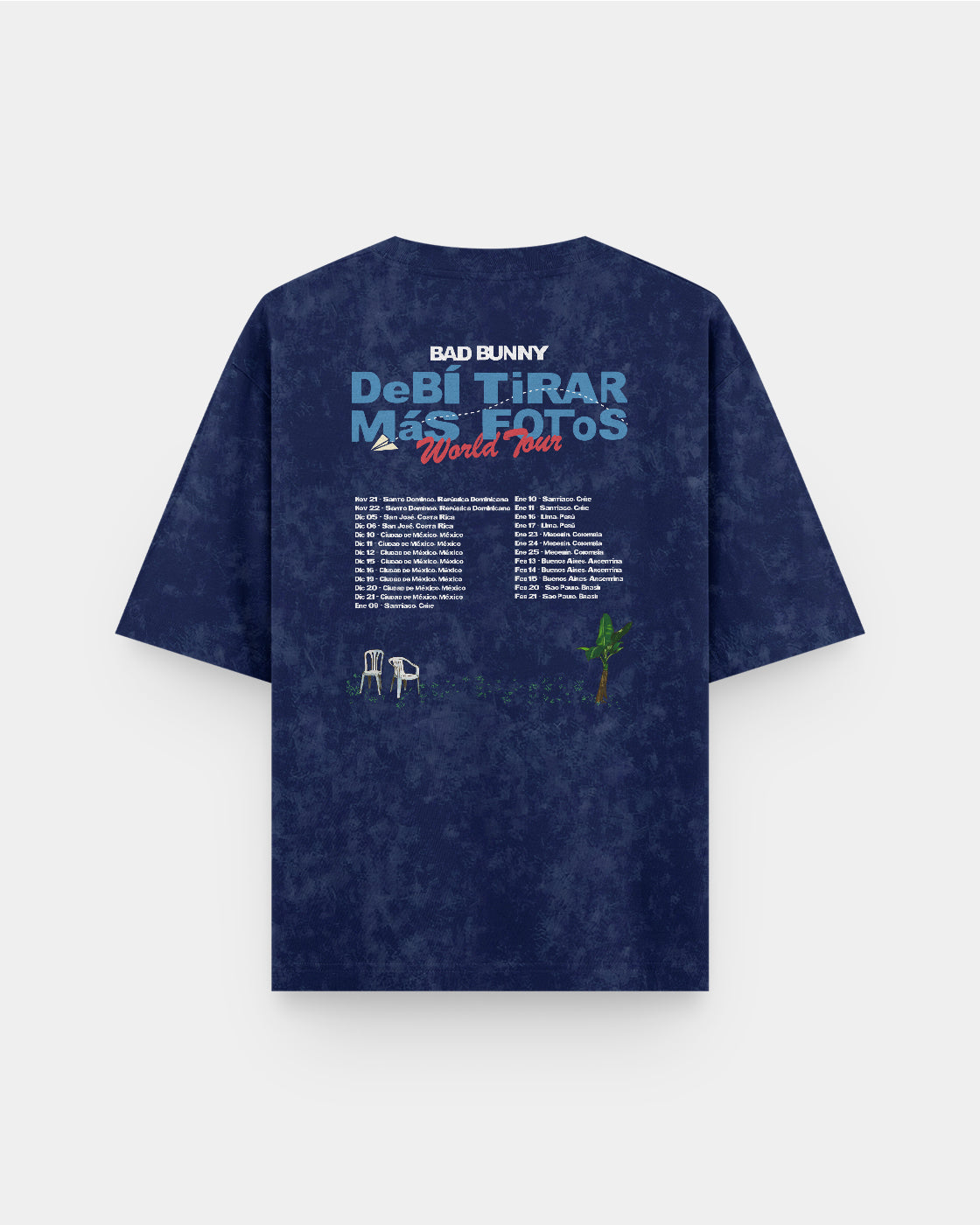 Bad Bunny DtMF World Tour 2026 Acid Wash