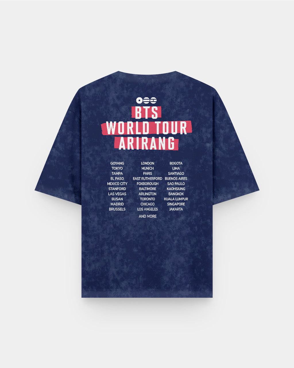 Arirang World Tour BTS Acid Wash