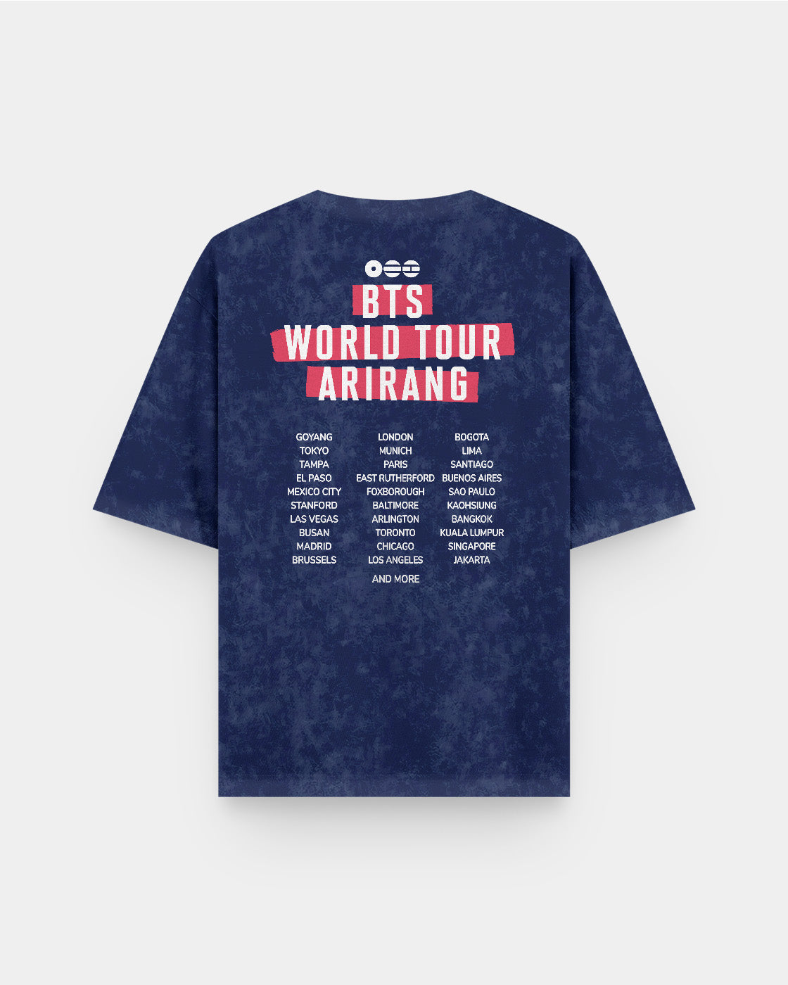 Arirang World Tour BTS Acid Wash