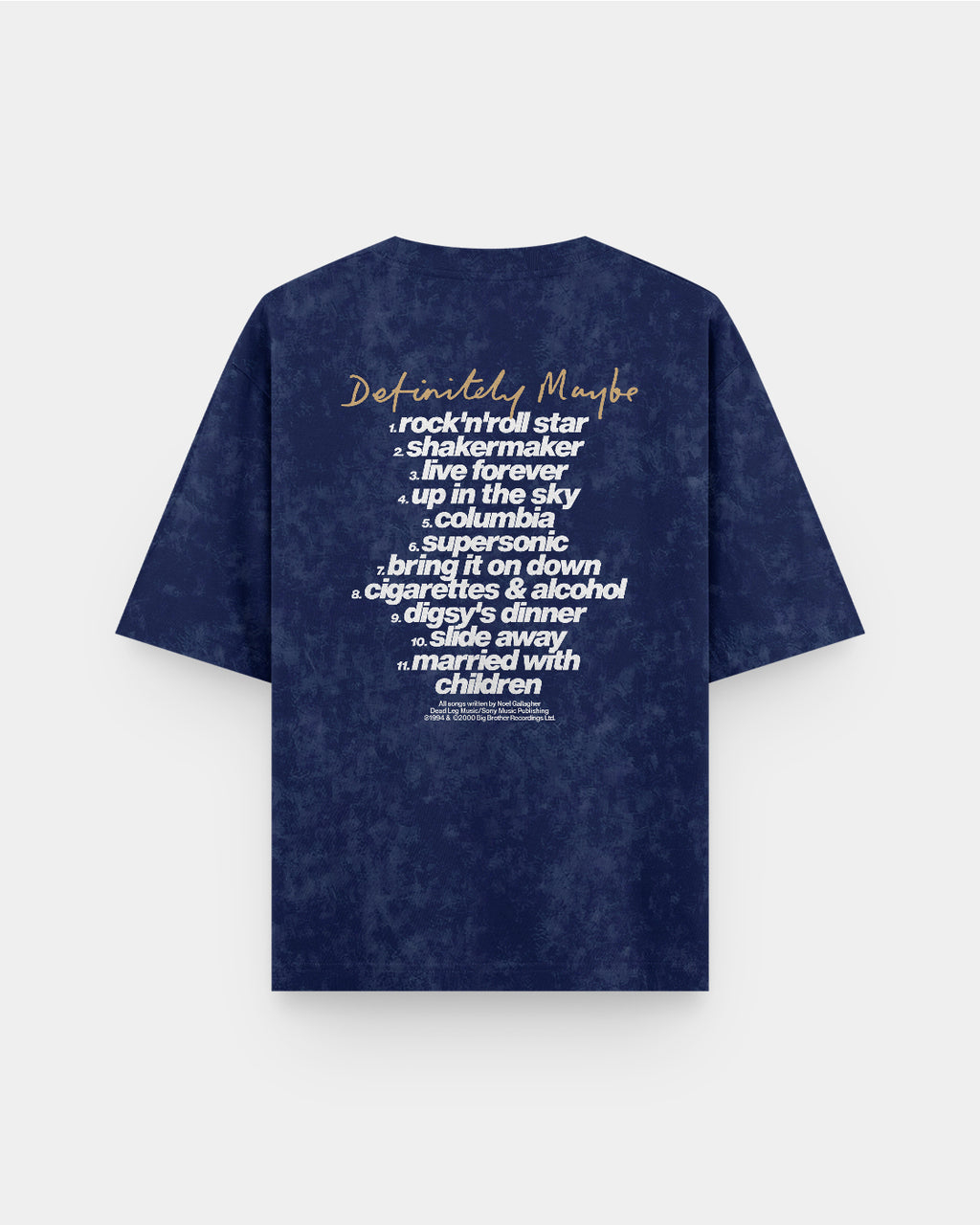 Oasis Definitely Maybe Album Acid Wash