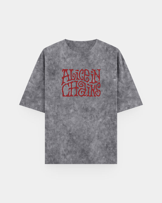 Alice in Chains Logo Acid Wash